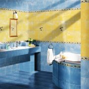 Fotobeispiele für Design und Einrichtung des Badezimmers mit Fliesen: 7 Ideen zum Kombinieren