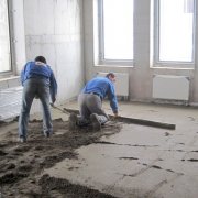 Podni cementni pijesak: korak po korak informiranje o radu