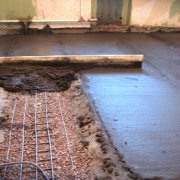 Kako napraviti estrih betonskog poda: tehnologija rada + recepti za miješanje betona