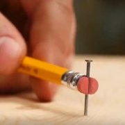 Elementary ways to hammer a small nail and not hit the fingers
