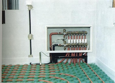 Potrubí pro podlahové vytápění podlahy