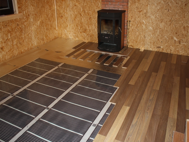 Film infrared underfloor heating: system overview and installation technology