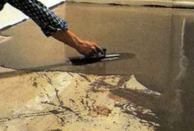 Screed surface smoothing