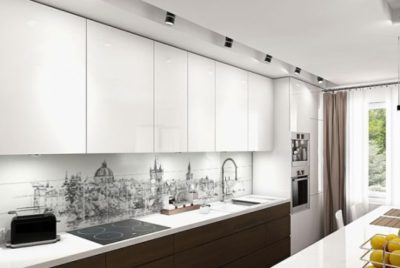 El delantal de cocina protege los materiales de construcción y decora