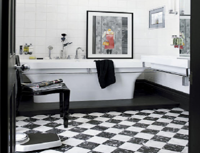Foto ejemplo de un azulejo para un baño