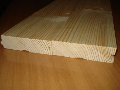 The tongue and groove board is used for laying the final floor