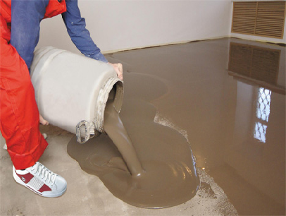 Rules for selecting a leveling mixture for the floor + examples of its correct application