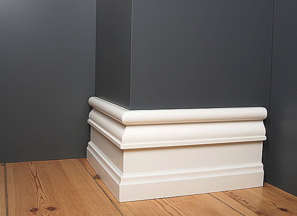 How to fix and paint the MDF floor skirting board correctly: a step-by-step workshop