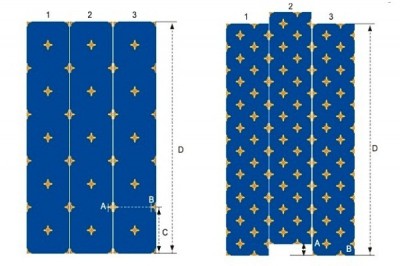 Naka-pattern na Carpet Layout