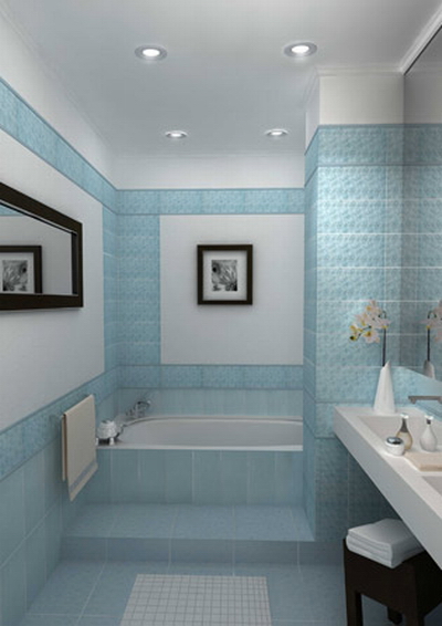 Utiliser le contraste dans un intérieur de salle de bain