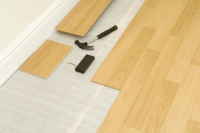 How to nail a plastic baseboard