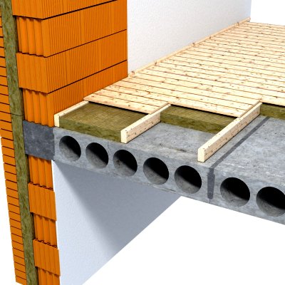 How to make a soundproofing of the floor - the design of the floor cake is important