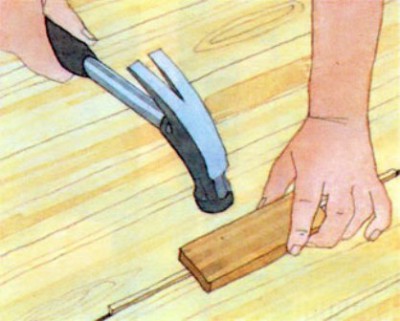 Dans le grenier, le nouveau plancher grince du rail au sol - que dois-je faire?