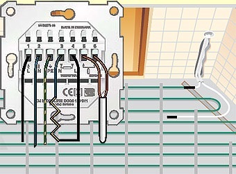 Spajanje grijanog poda na termostat: upute za električni rad