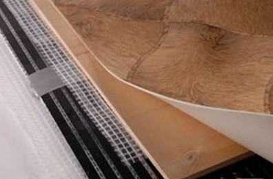 Vinyl Linoleum unter Fußbodenheizung