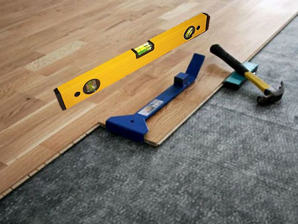 Laying a laminate on an uneven floor - three ways to compensate for base defects