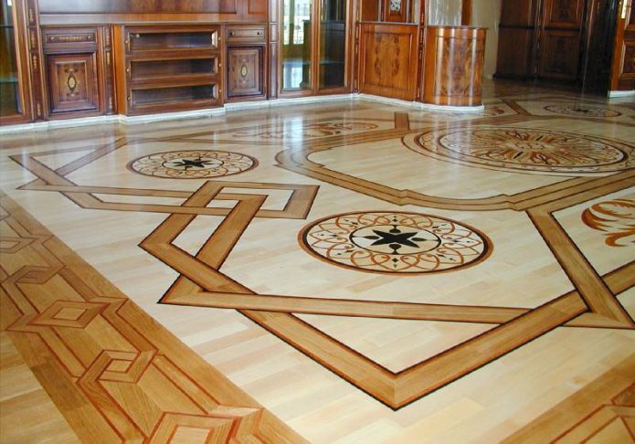 Art laminate flooring