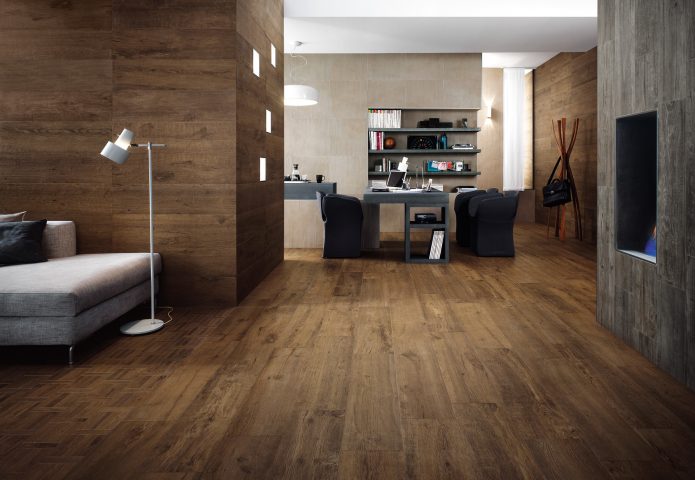 The combination of laminate flooring and room style