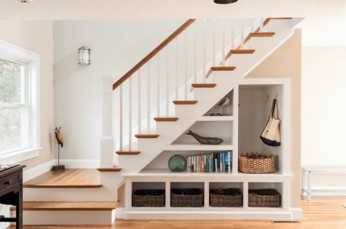 Use of space under the stairs