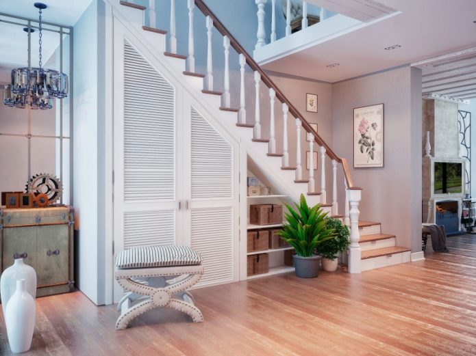 Use of space under the stairs