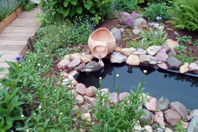 Originální mini rybník
