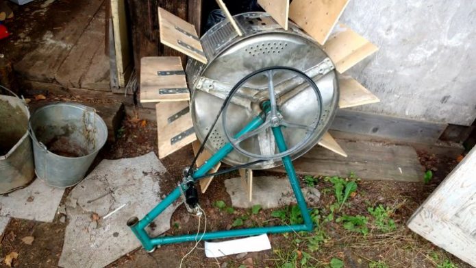 Mini-usina hidrelétrica do tambor da máquina de lavar