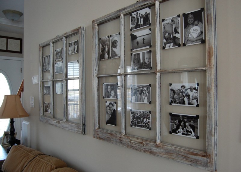 What to make of old window frames in the country: original ideas for use
