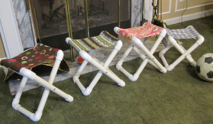 PVC pipe chairs
