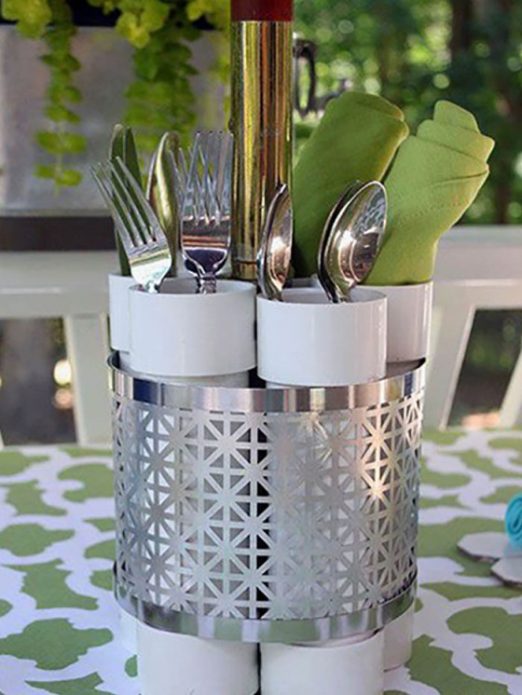 Ang PVC pipe cutlery pipe