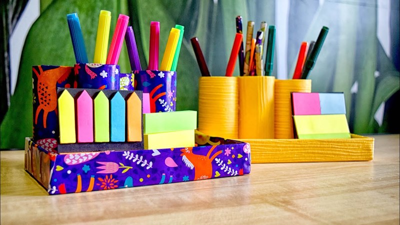 Organizador de bricolaje para un niño: consejos para artesanos del hogar