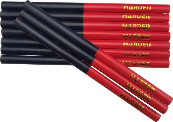 Creion de tâmplărie în două tonuri