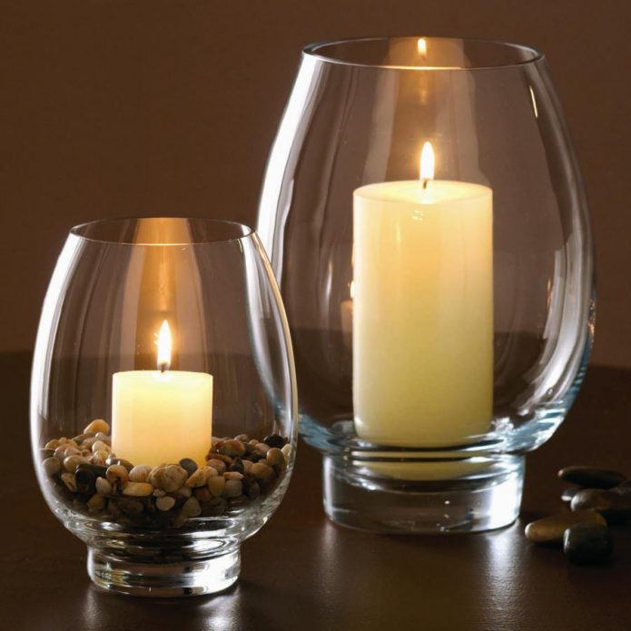 Vase candle holders