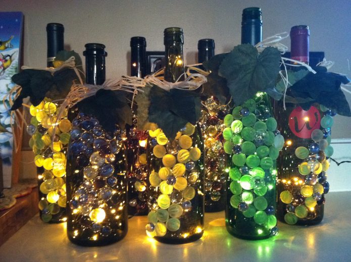 Etkili tasarlanmış çelenk şişeleri
