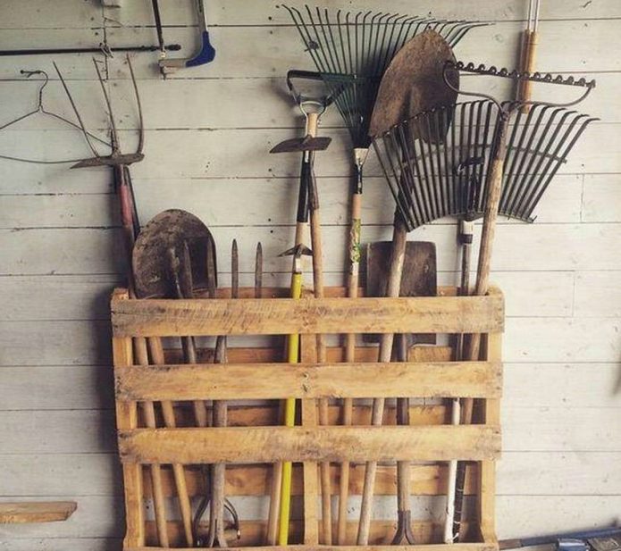 Organizador de herramientas de jardín
