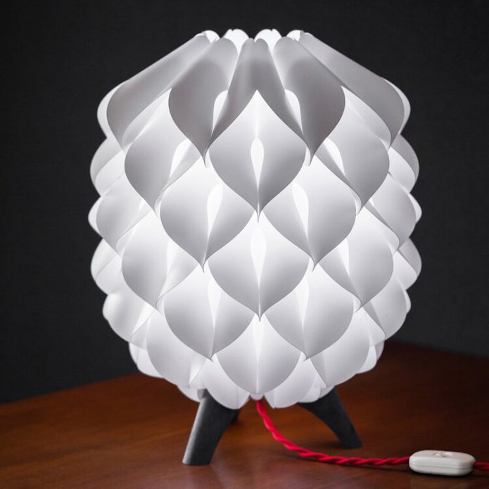 Spectacular paper lampshade