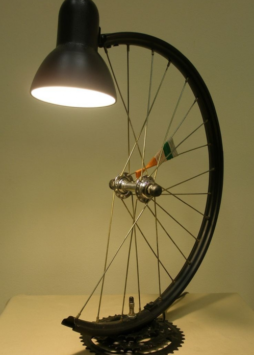 مصباح دراجة مصباح طاولة