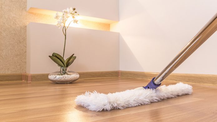 Laminate floor mop