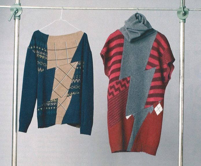 Modele noi din pulovere vechi