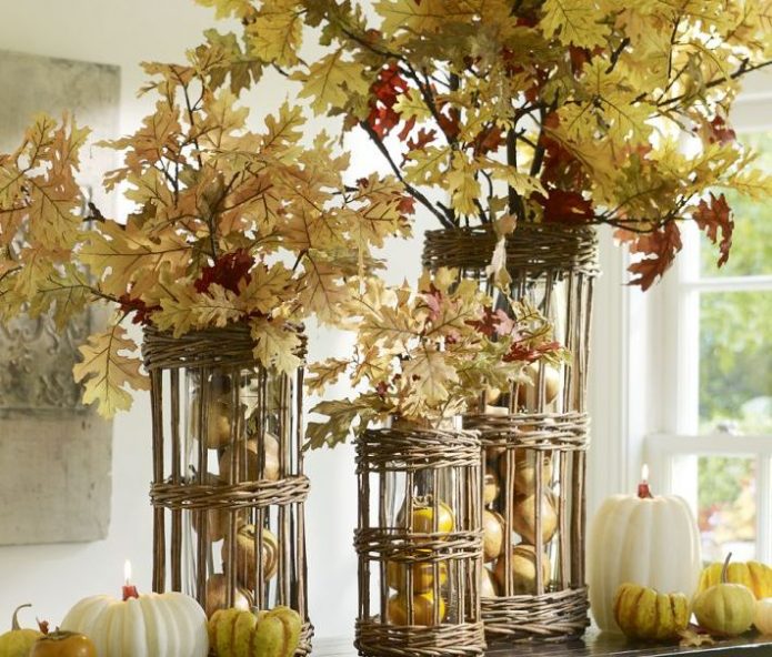 Gražus rudens dekoras