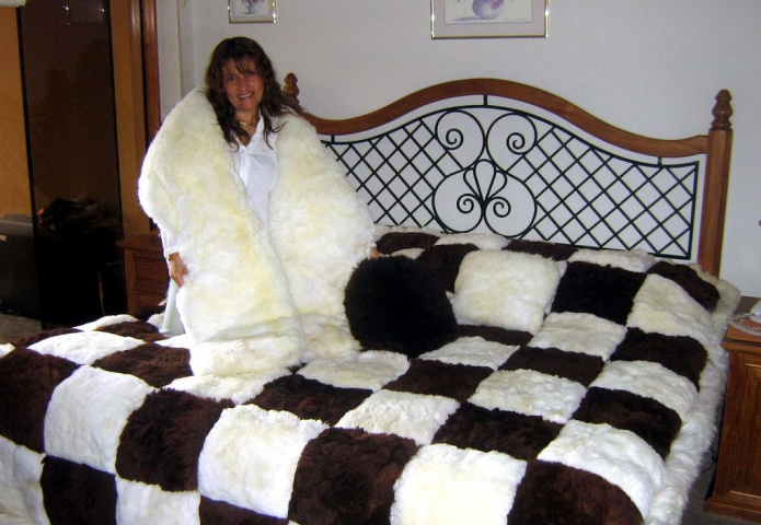 Faux Fur Bedspread