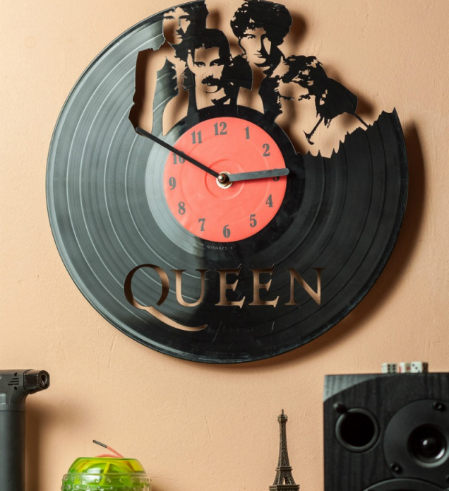 Vinyl horloge