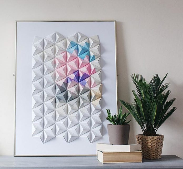 Πίνακας χαρτιού Origami